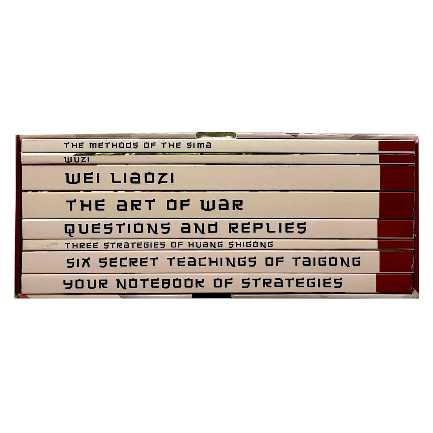 Inside page spread from The Art of War showing printed text and chapter layout