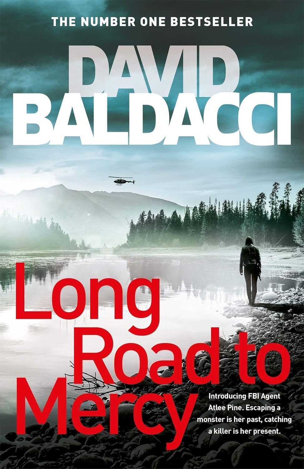 Long Road to Mercy and A Minute to Midnight paperback covers from the Atlee Pine series