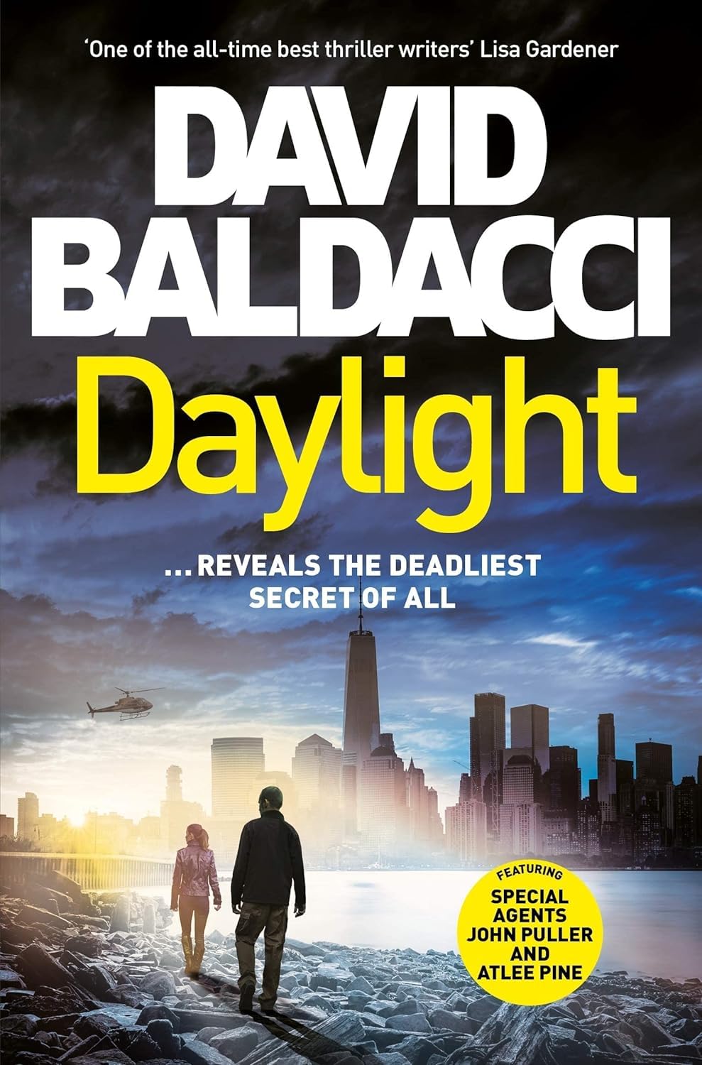All four Atlee Pine paperback books by David Baldacci fanned out showing full set