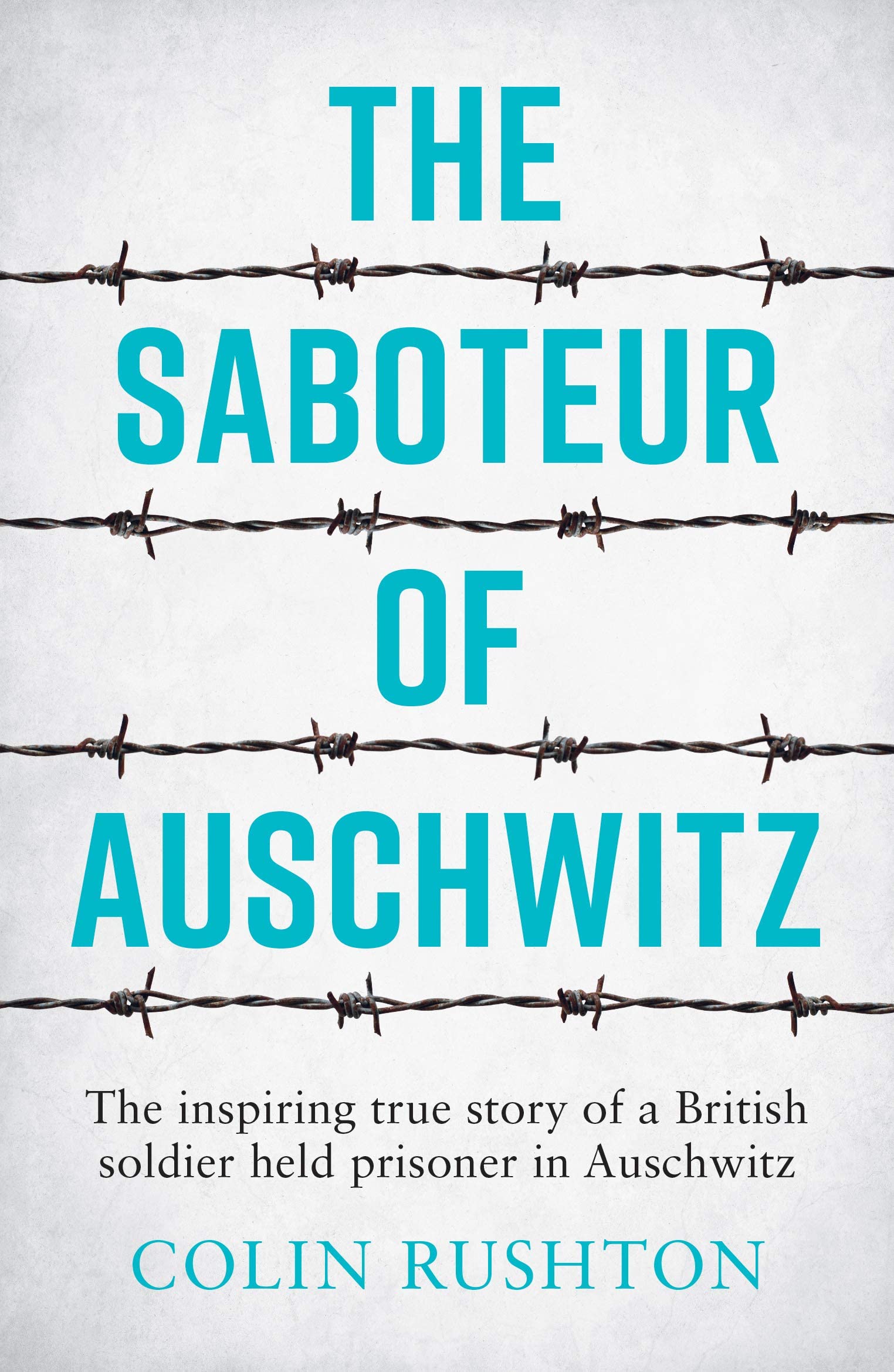 Close-up of an inside page spread from one of the Auschwitz Trio paperback books