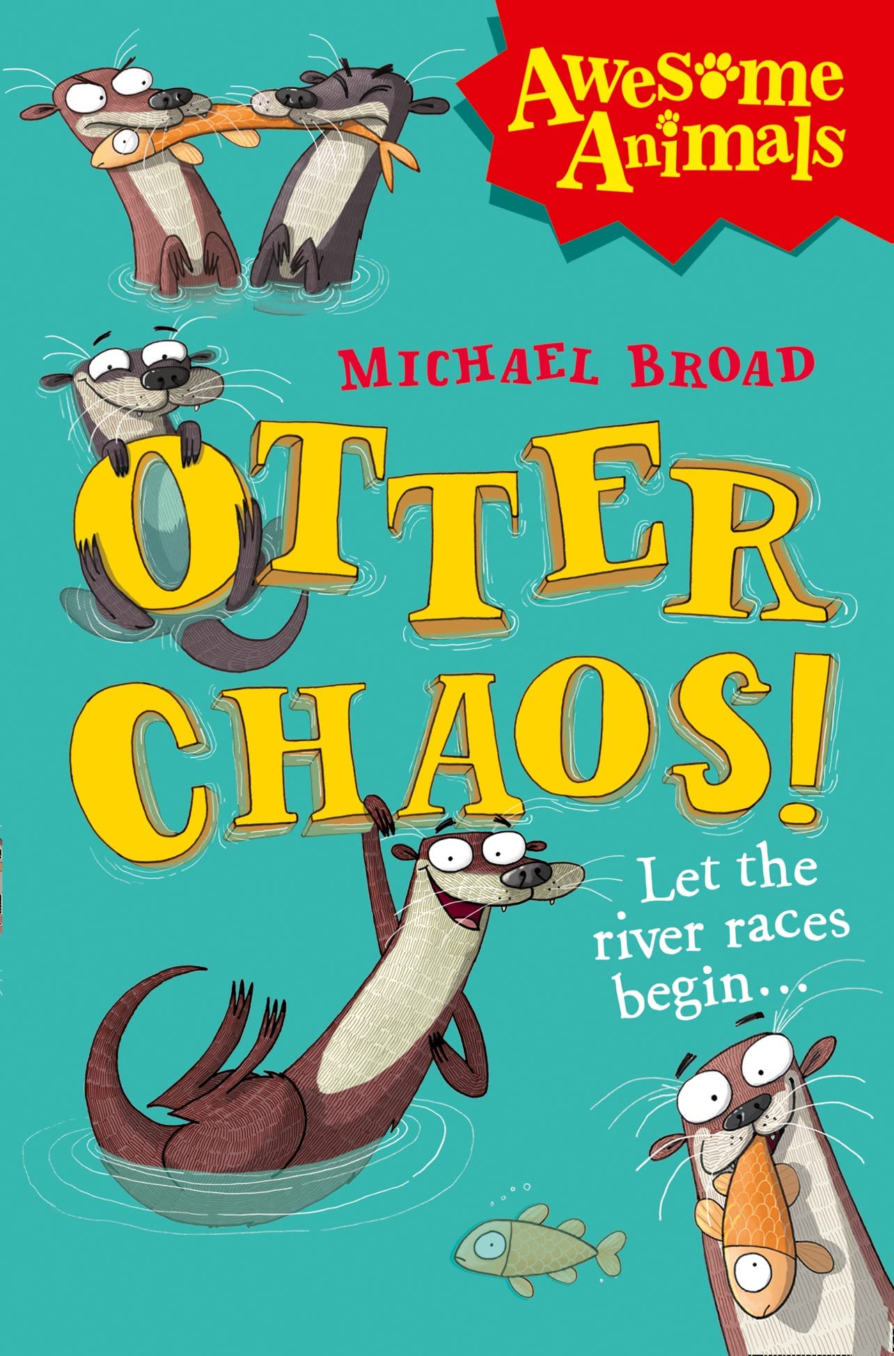 Back cover and spines of the Awesome Animals 12 Books Collection Set, paperback, ages 6-12