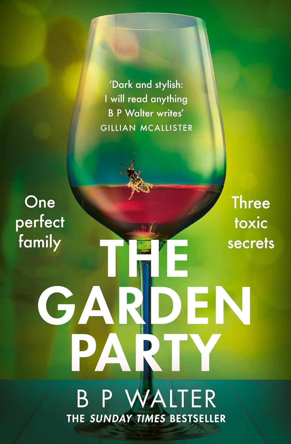The Garden Party paperback cover by B P Walter, part of the 4-book domestic suspense collection
