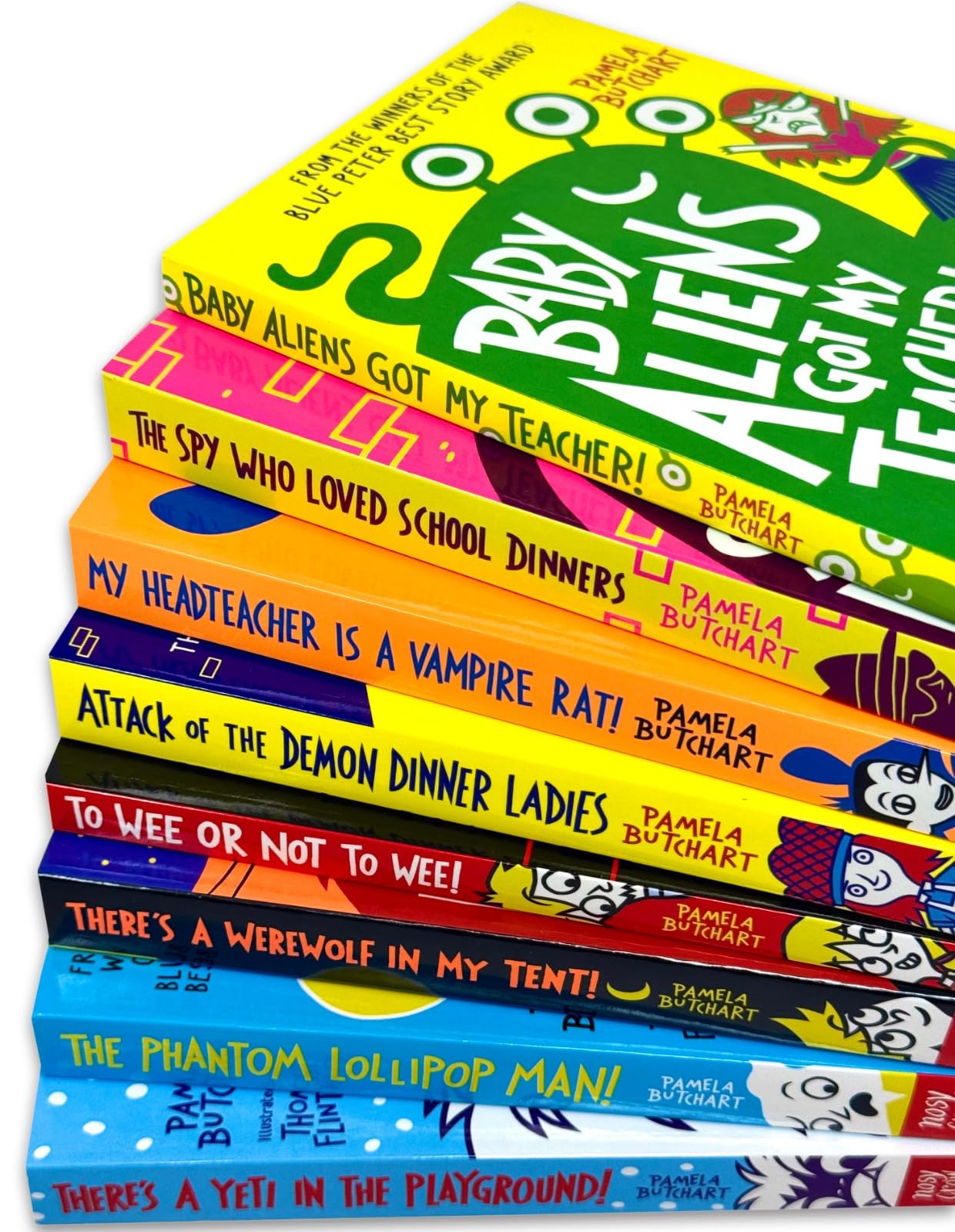 Baby Aliens Izzy and Friends paperback collection - back cover with blurb and Nosy Crow branding