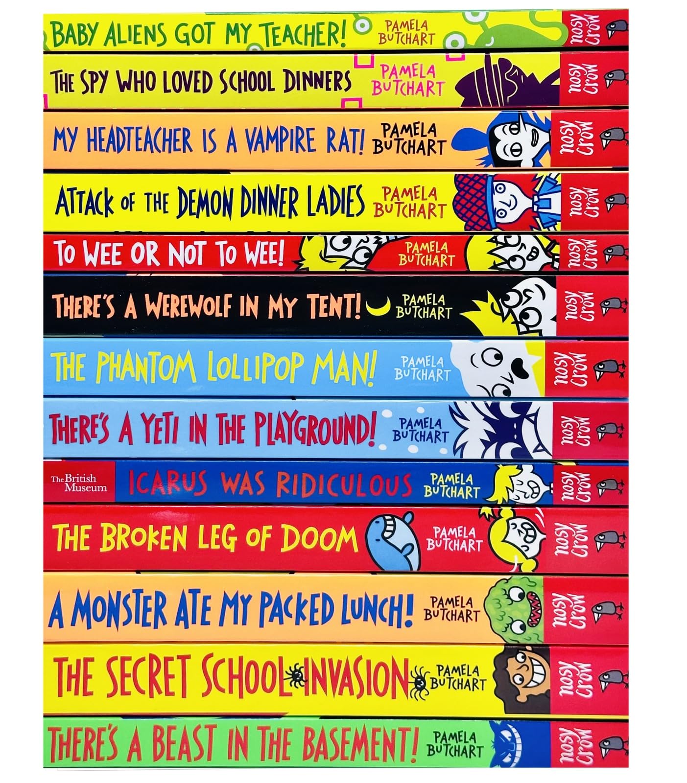 Baby Aliens 13-book set by Pamela Butchart shown fanned out with individual titles visible