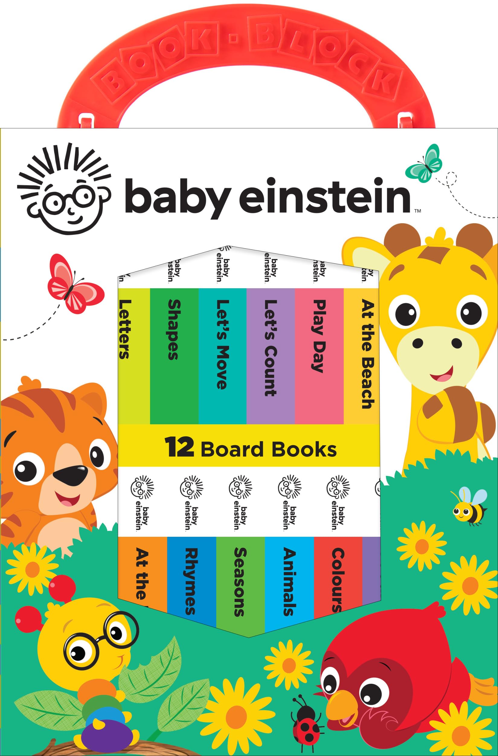 Front cover of Baby Einstein 12 Farm Board Books M1L board book collection set for ages 0-3