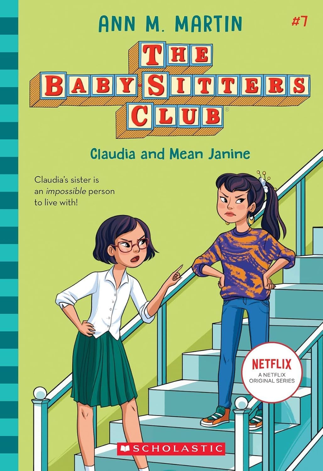 Interior page spread from a Baby-Sitters Club paperback book in the set