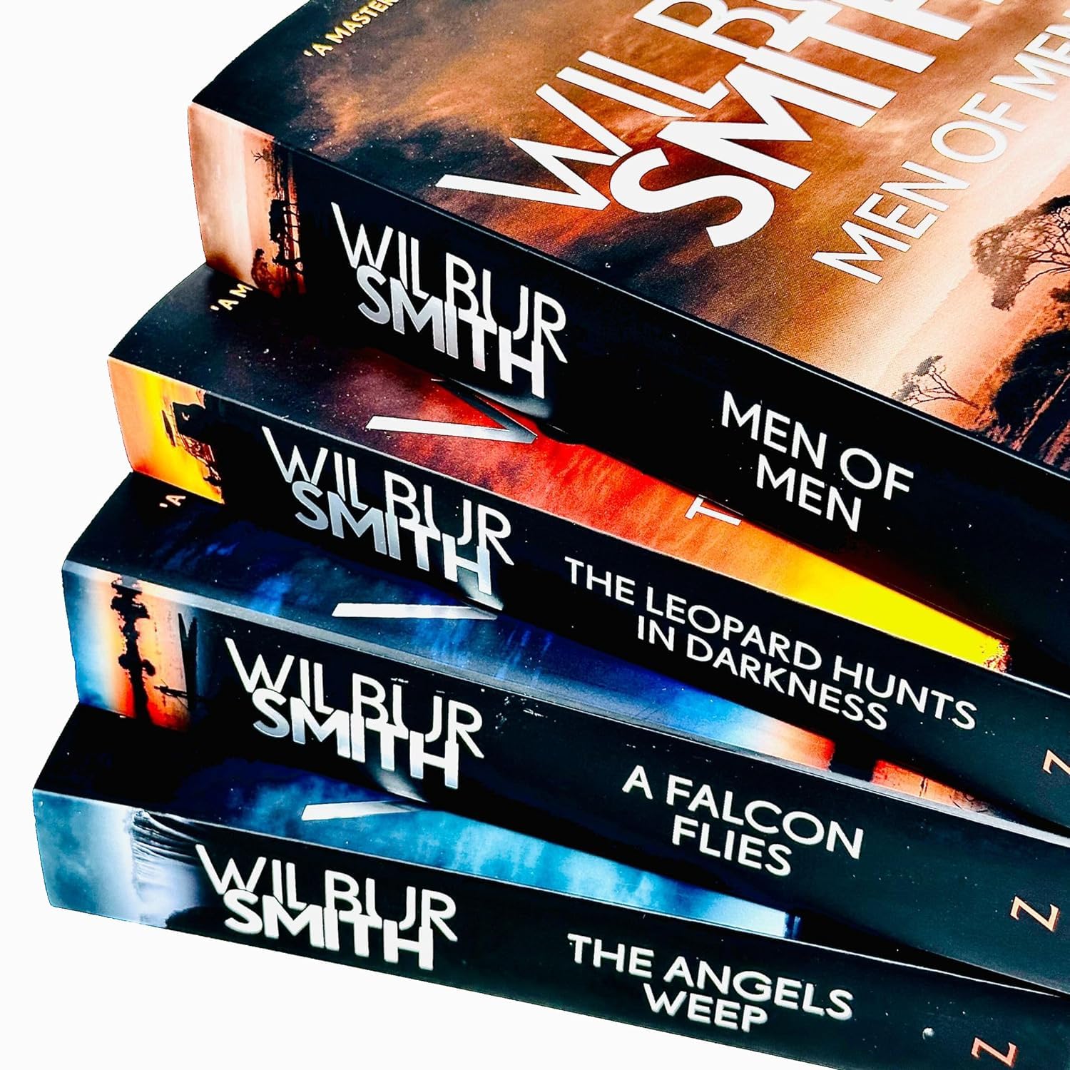 A Falcon Flies paperback front cover, Ballantyne Series by Wilbur Smith historical fiction