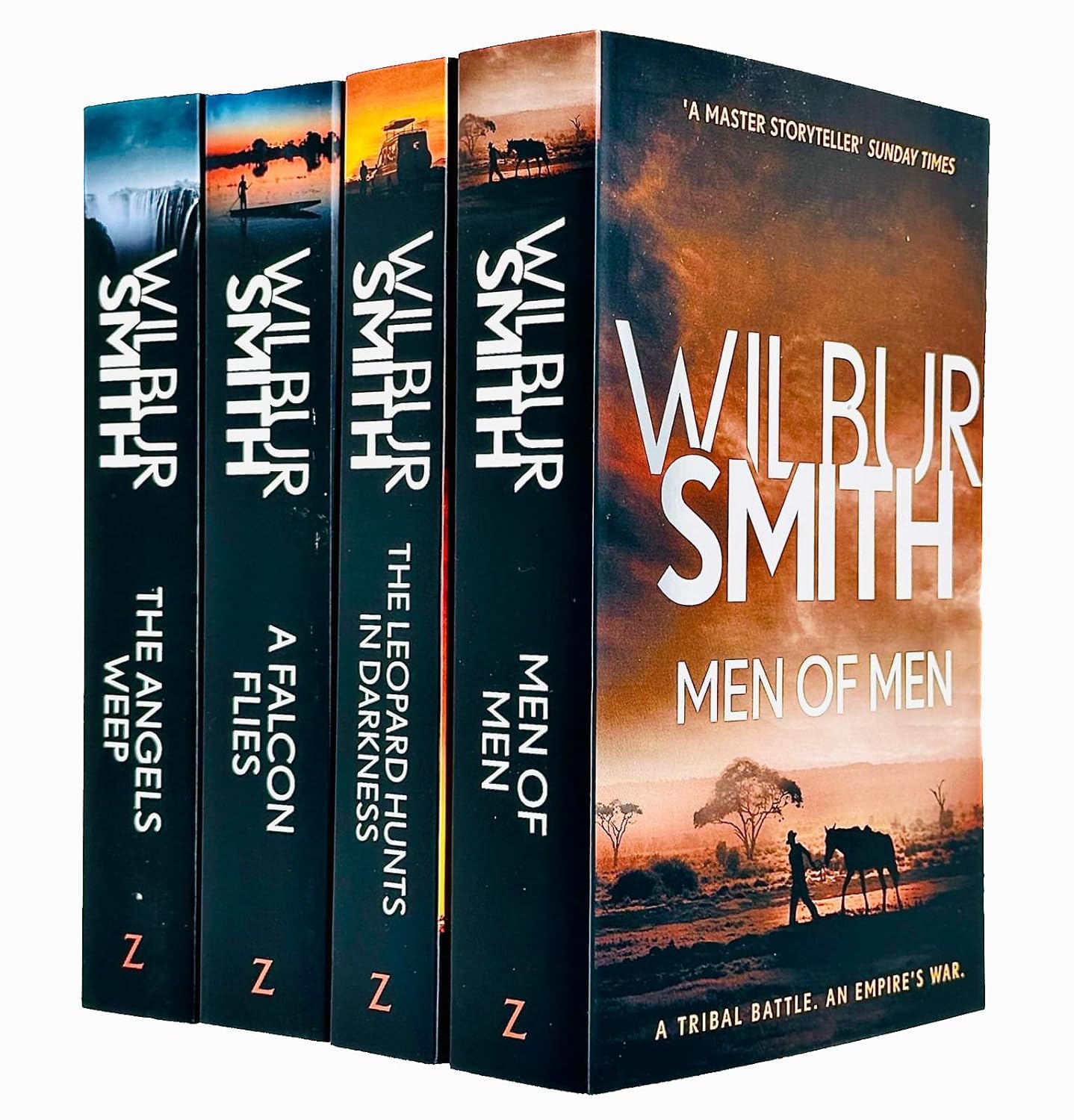 Ballantyne Series 4 Books Collection Set by Wilbur Smith - front cover of Men of Men paperback