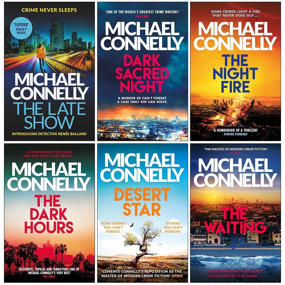 Ballard and Bosch 6 Books Collection Set by Michael Connelly - front cover of full paperback box set