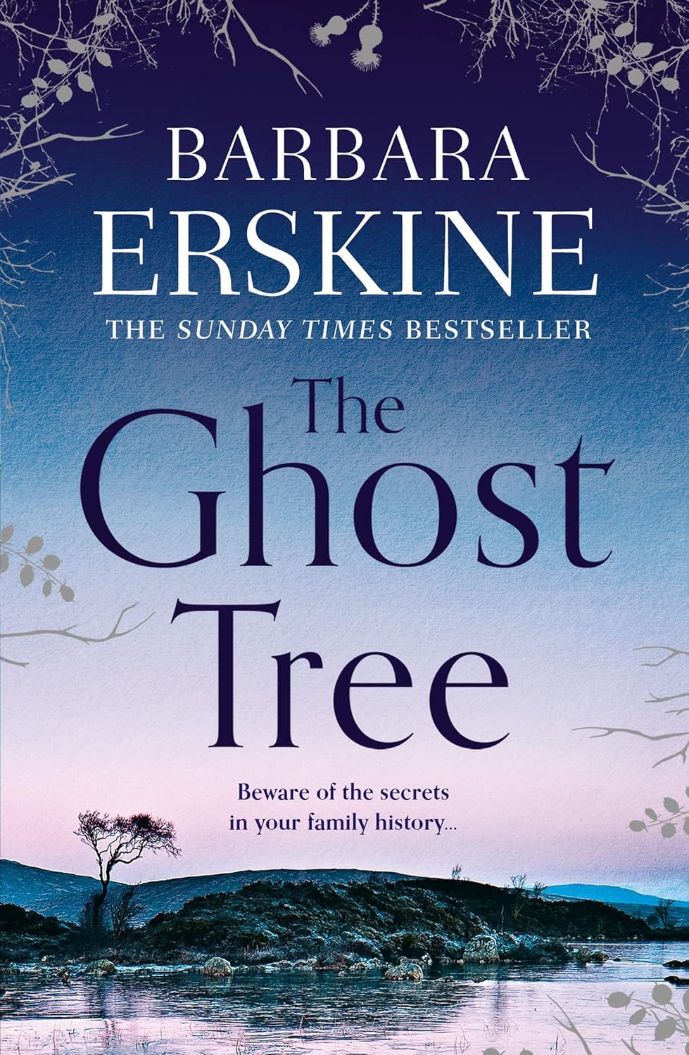 The Ghost Tree by Barbara Erskine paperback front cover, family history time-slip novel