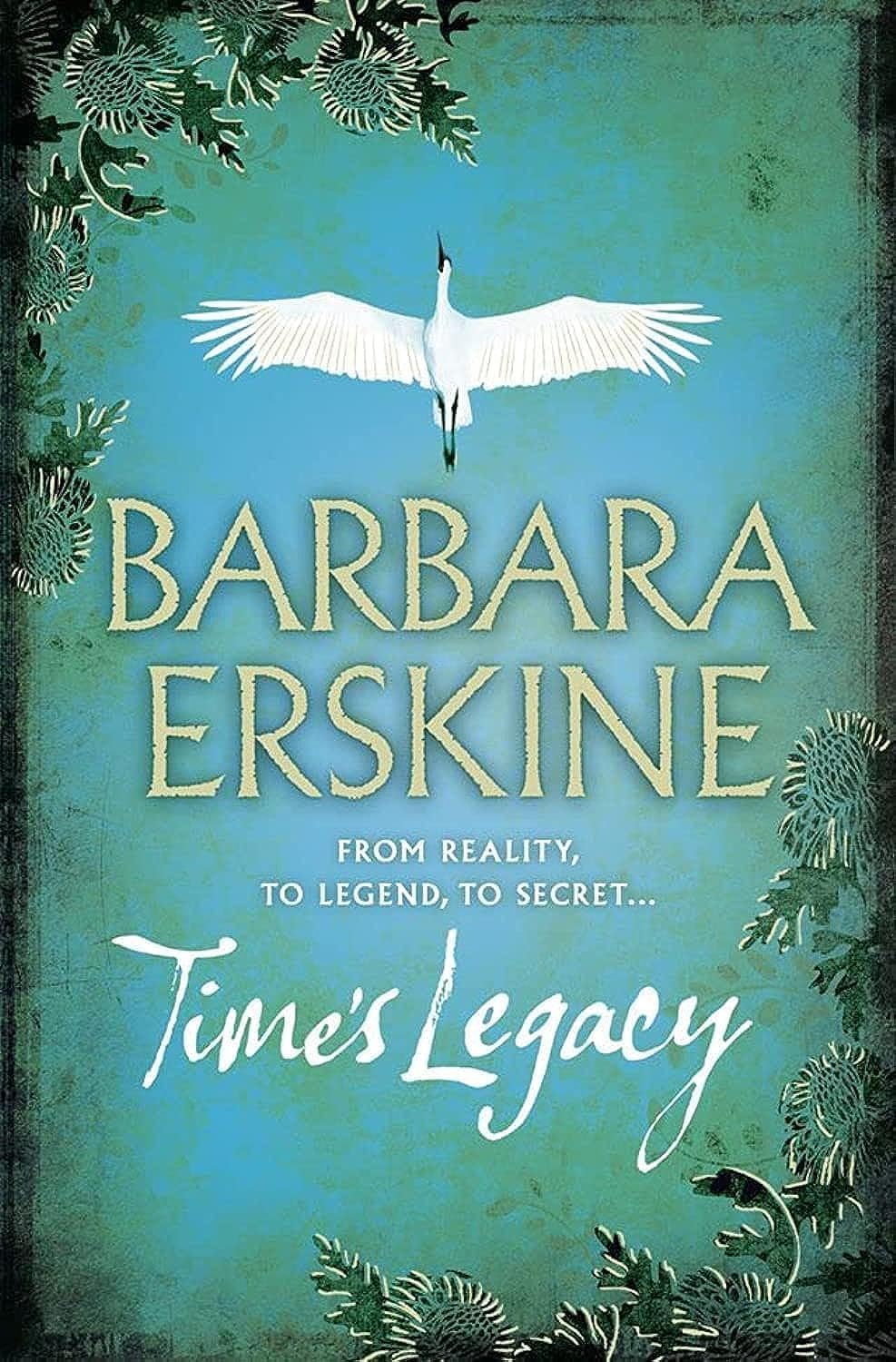 Time's Legacy by Barbara Erskine paperback front cover, historical time-slip novel