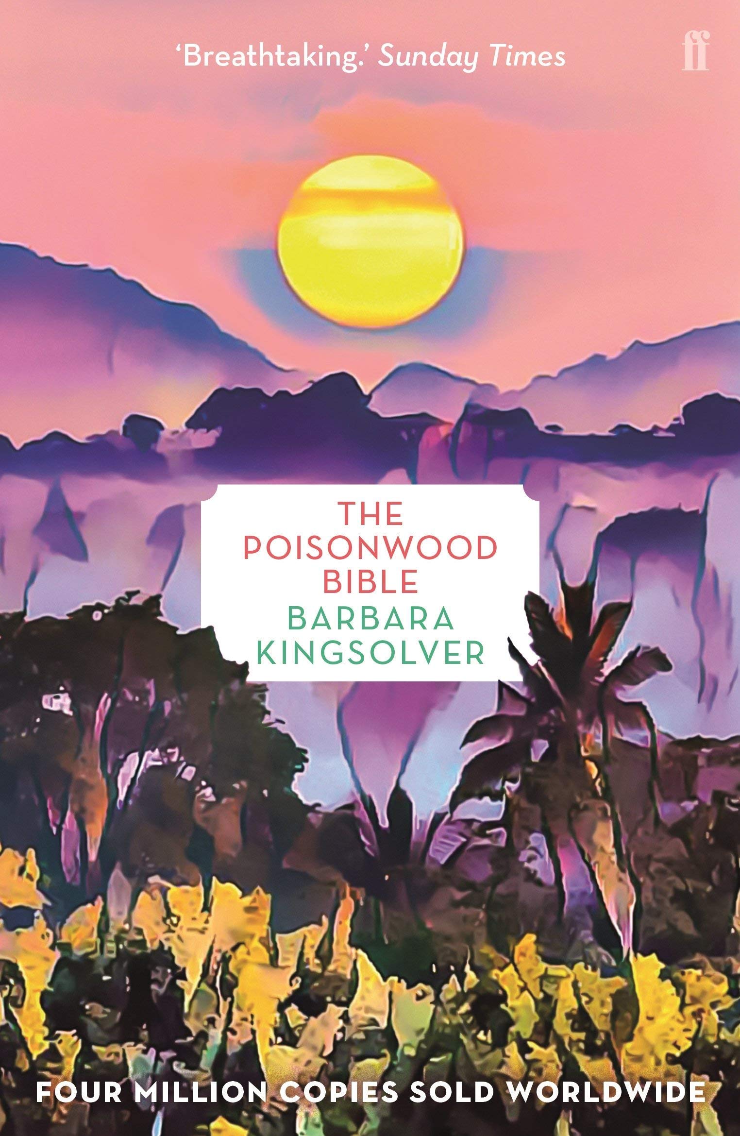 Back cover synopsis of The Poisonwood Bible paperback by Barbara Kingsolver