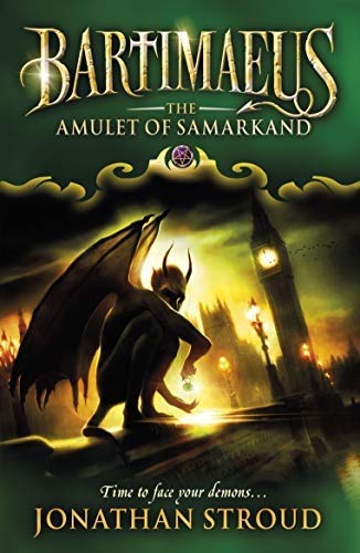 The Amulet of Samarkand paperback cover - Book 1 of the Bartimaeus Sequence by Jonathan Stroud