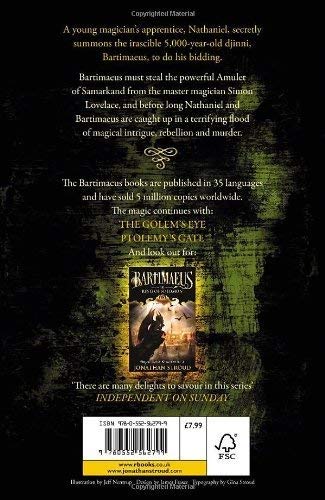 The Golem's Eye paperback cover - Book 2 of the Bartimaeus Sequence by Jonathan Stroud
