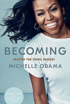 Front cover of Becoming: A Guided Journal for Discovering Your Voice by Michelle Obama, hardcover journal