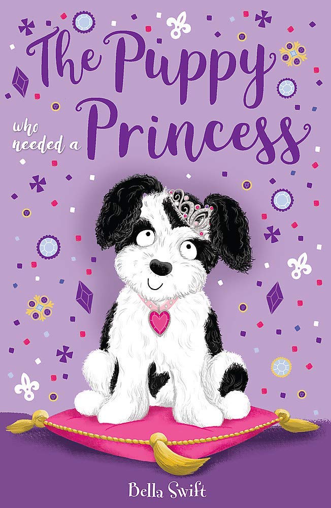 The Pug Who Wanted to Be a Unicorn by Bella Swift paperback front cover with sparkly unicorn design