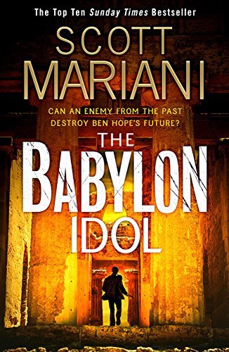 All five Ben Hope paperback books by Scott Mariani fanned out, including The Babylon Idol