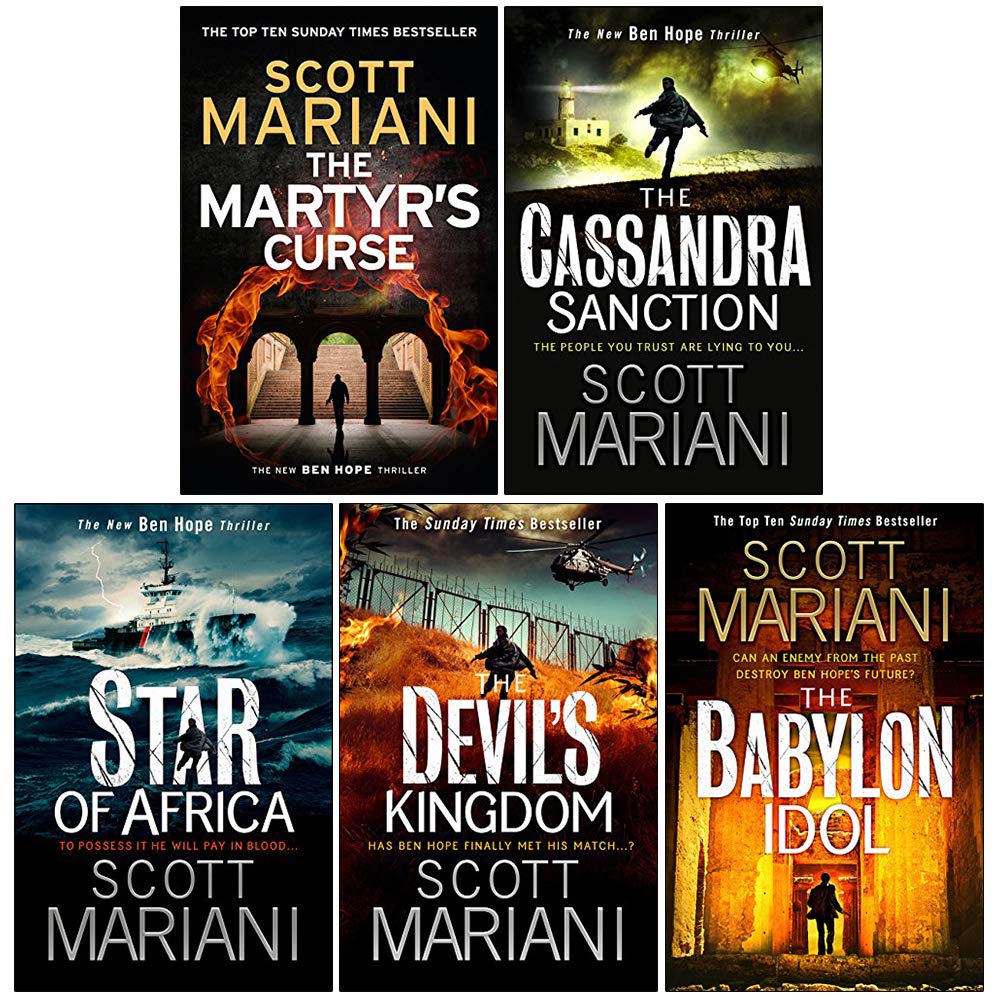 The Ben Hope Series 3 by Scott Mariani 5 Books Collection Set paperback front cover