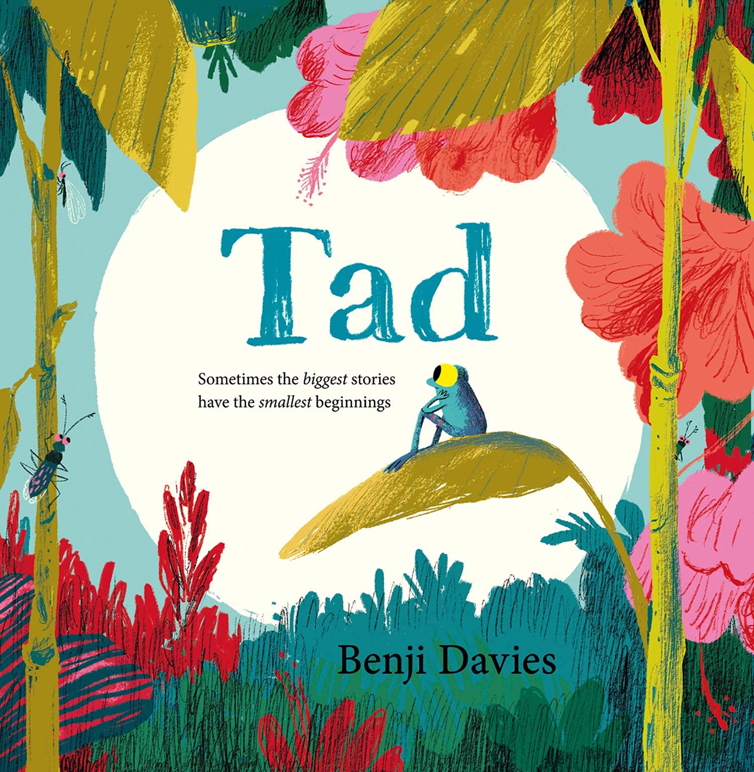 Grandad's Island by Benji Davies paperback front cover artwork of a child and grandad among lush island scenery