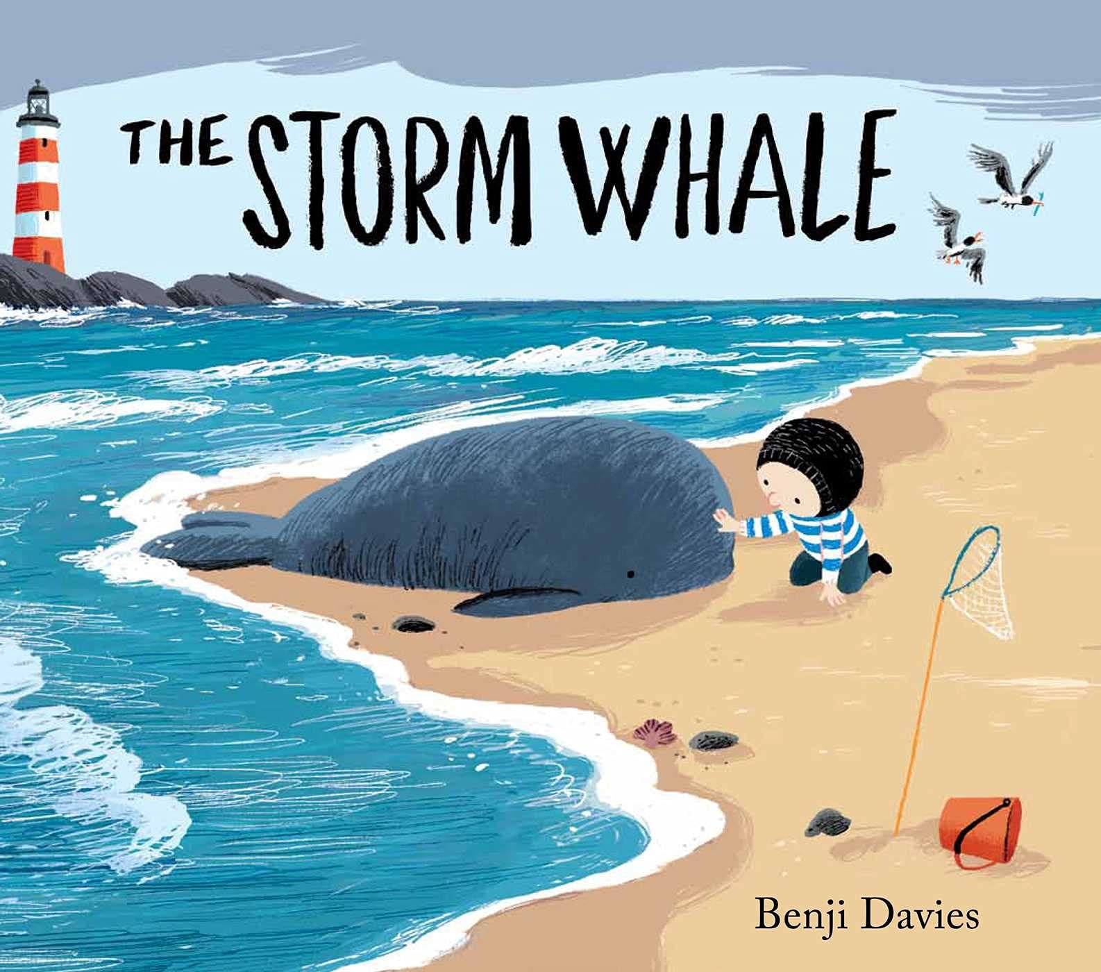 Tad by Benji Davies paperback front cover illustration of a tadpole swimming in a busy pond