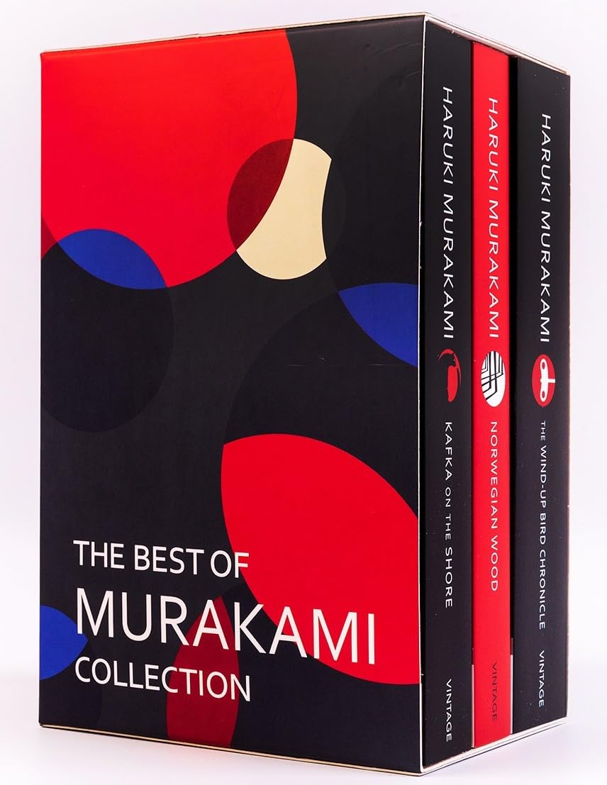Best of Murakami Collection 3 Books Set by Haruki Murakami - front cover of the paperback box set