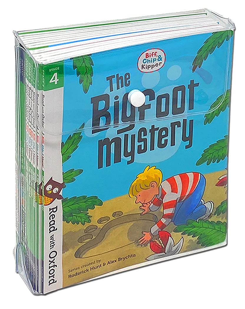 Back cover of Biff, Chip and Kipper Stage 4 Read with Oxford paperback showing series description