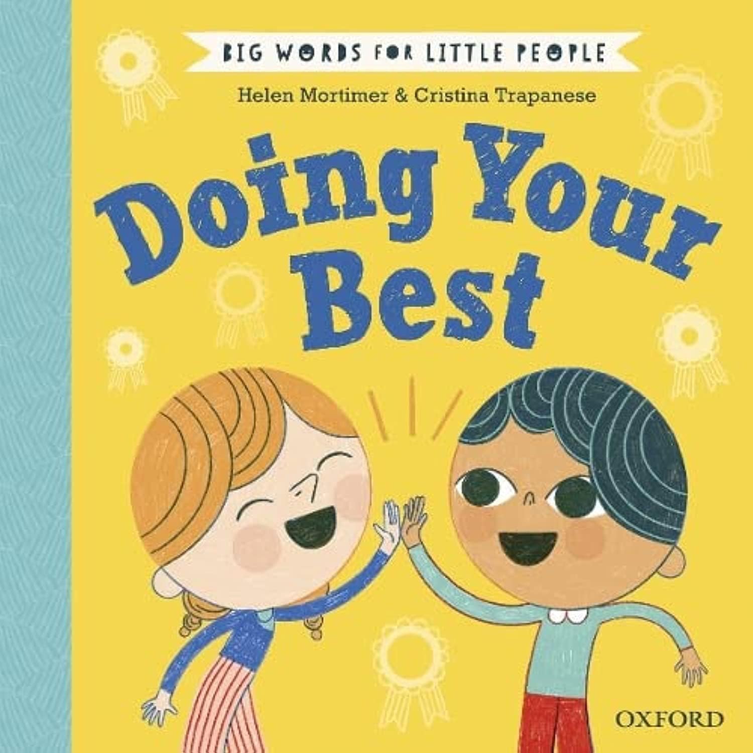 Big Words for Little People series, Kindness and Bravery hardback book covers by Helen Mortimer