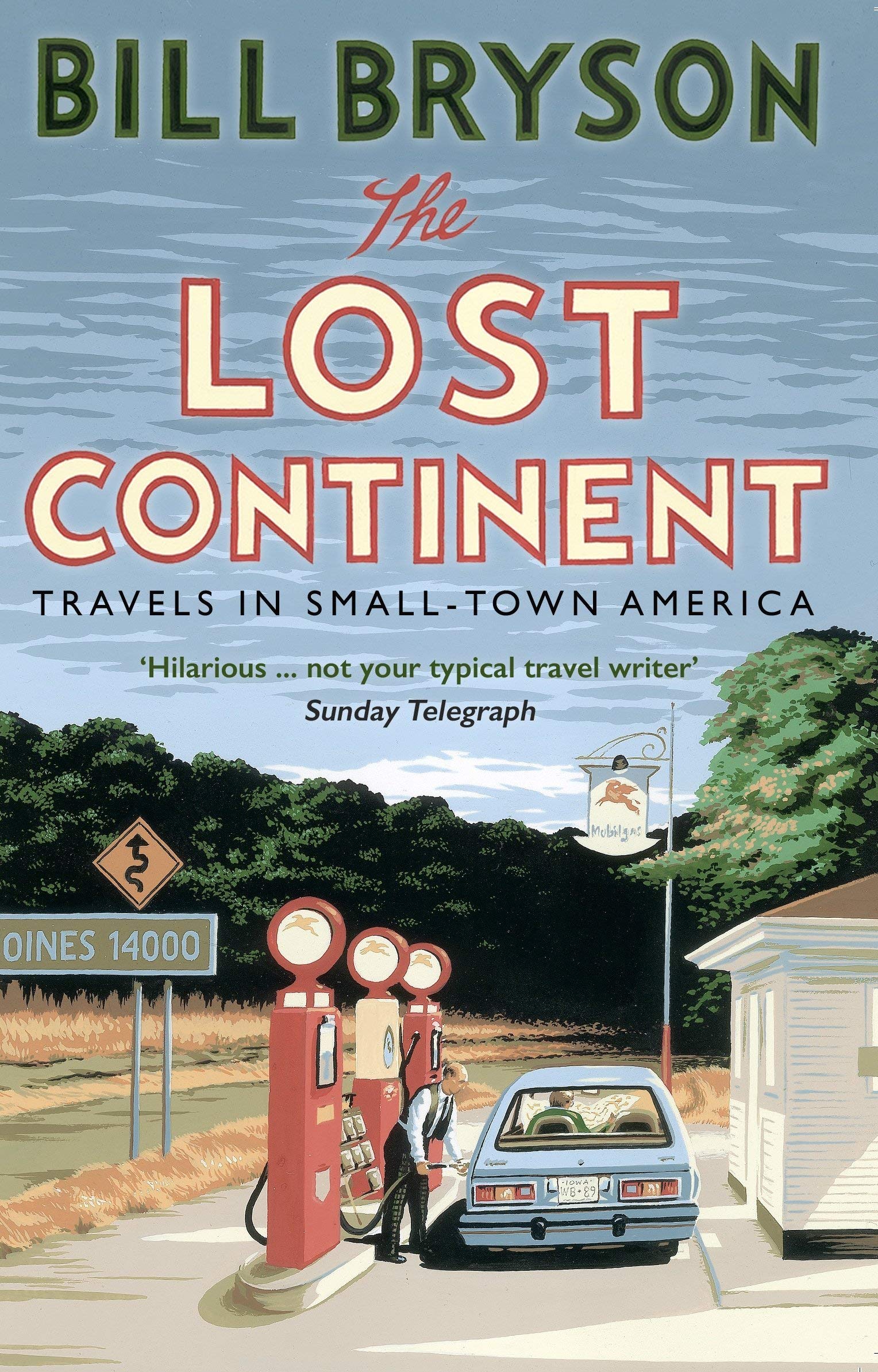 Notes from a Small Island and The Road to Little Dribbling paperback covers side by side