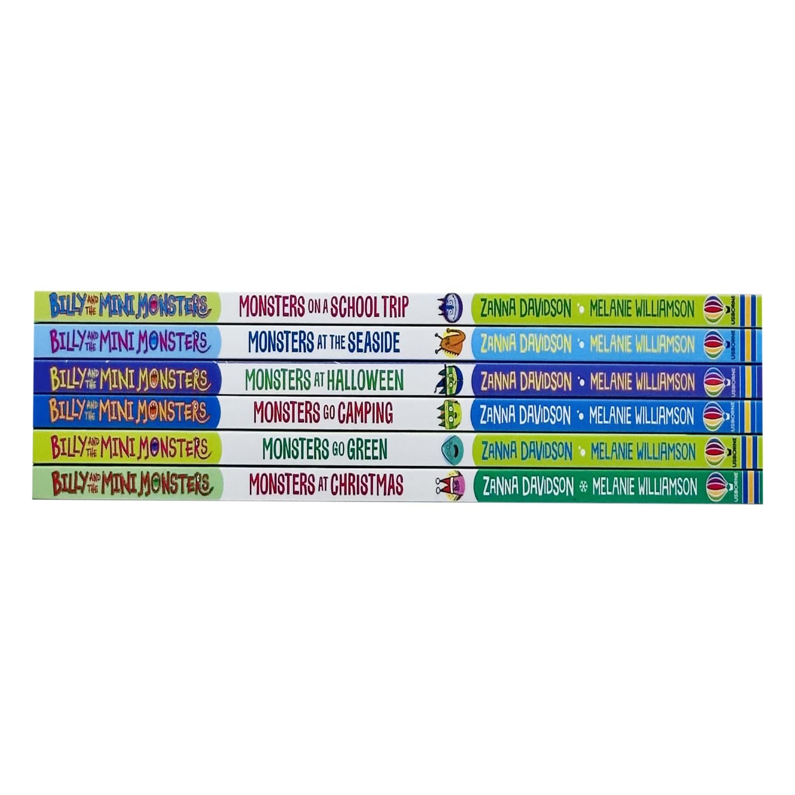 Billy and the Mini Monsters 6 Books Collection Set - additional cover view of the paperback books