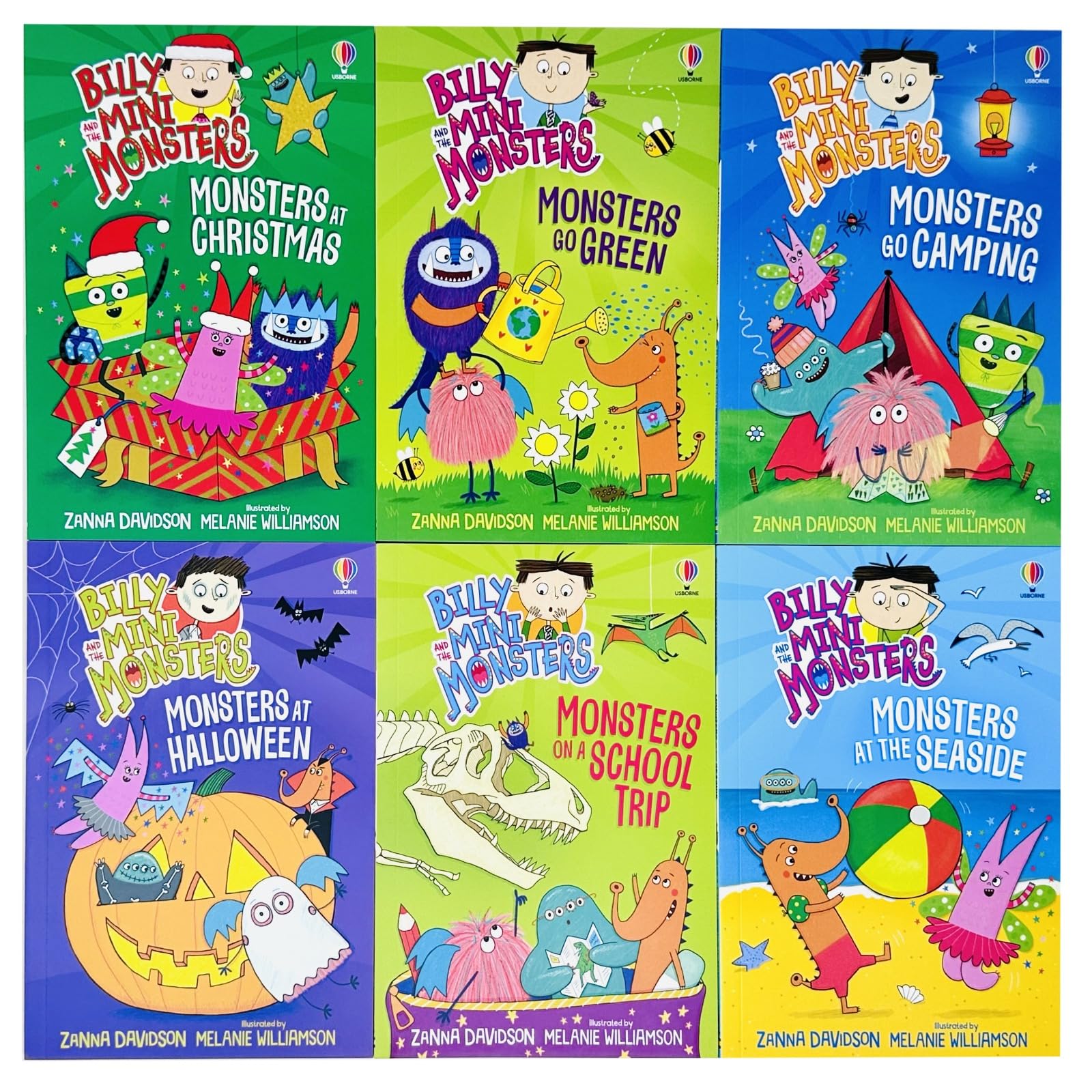 Billy and the Mini Monsters 6 Books Collection Set - close-up cover detail of one title in the set