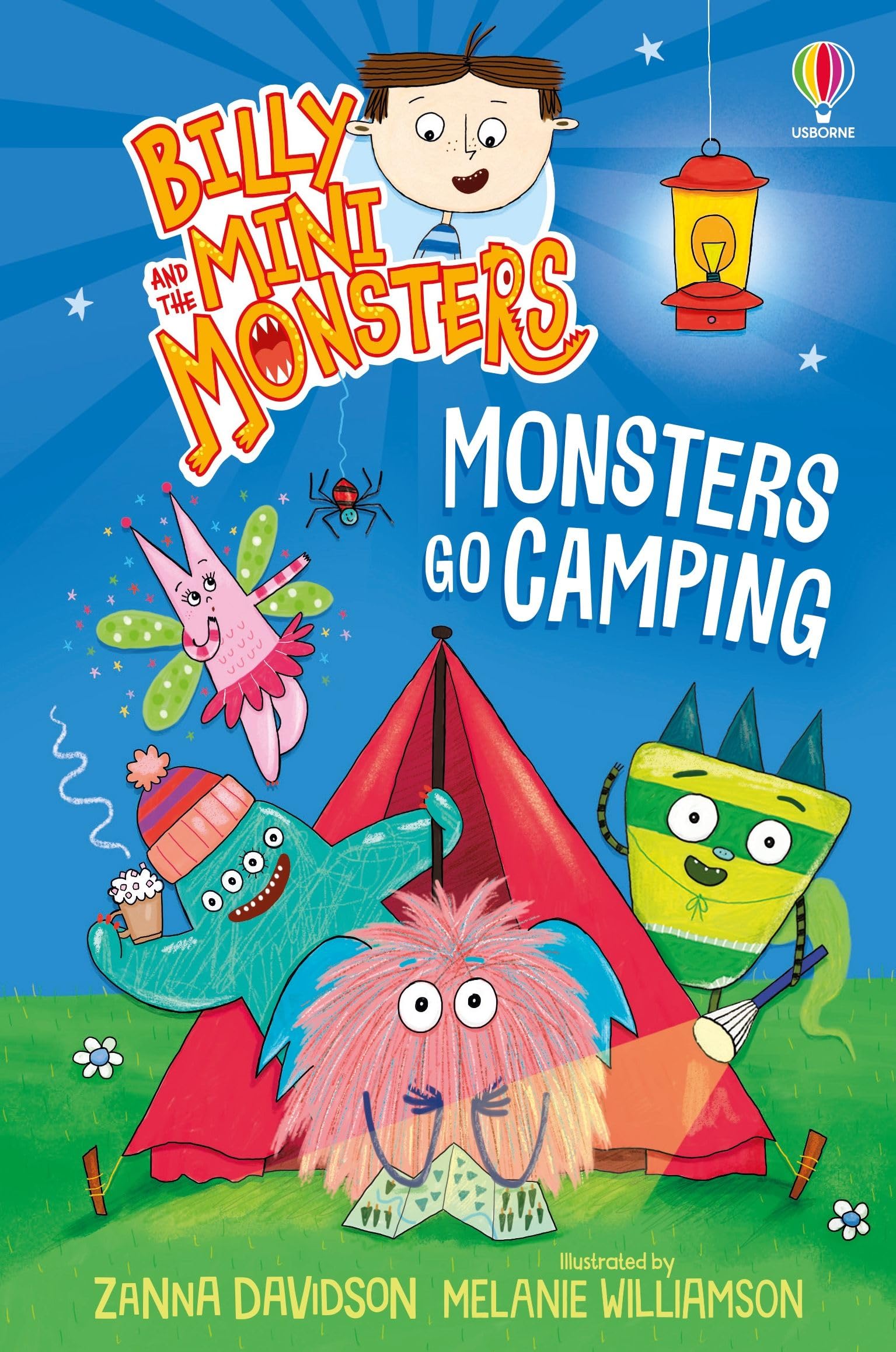 Stacked view of the Billy and the Mini Monsters 12-book paperback set showing spines and title details