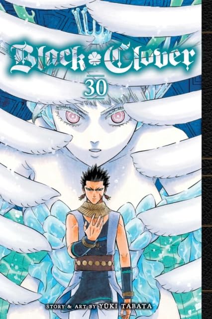Black Clover manga inside page spread showing artwork and panels by Yuki Tabata