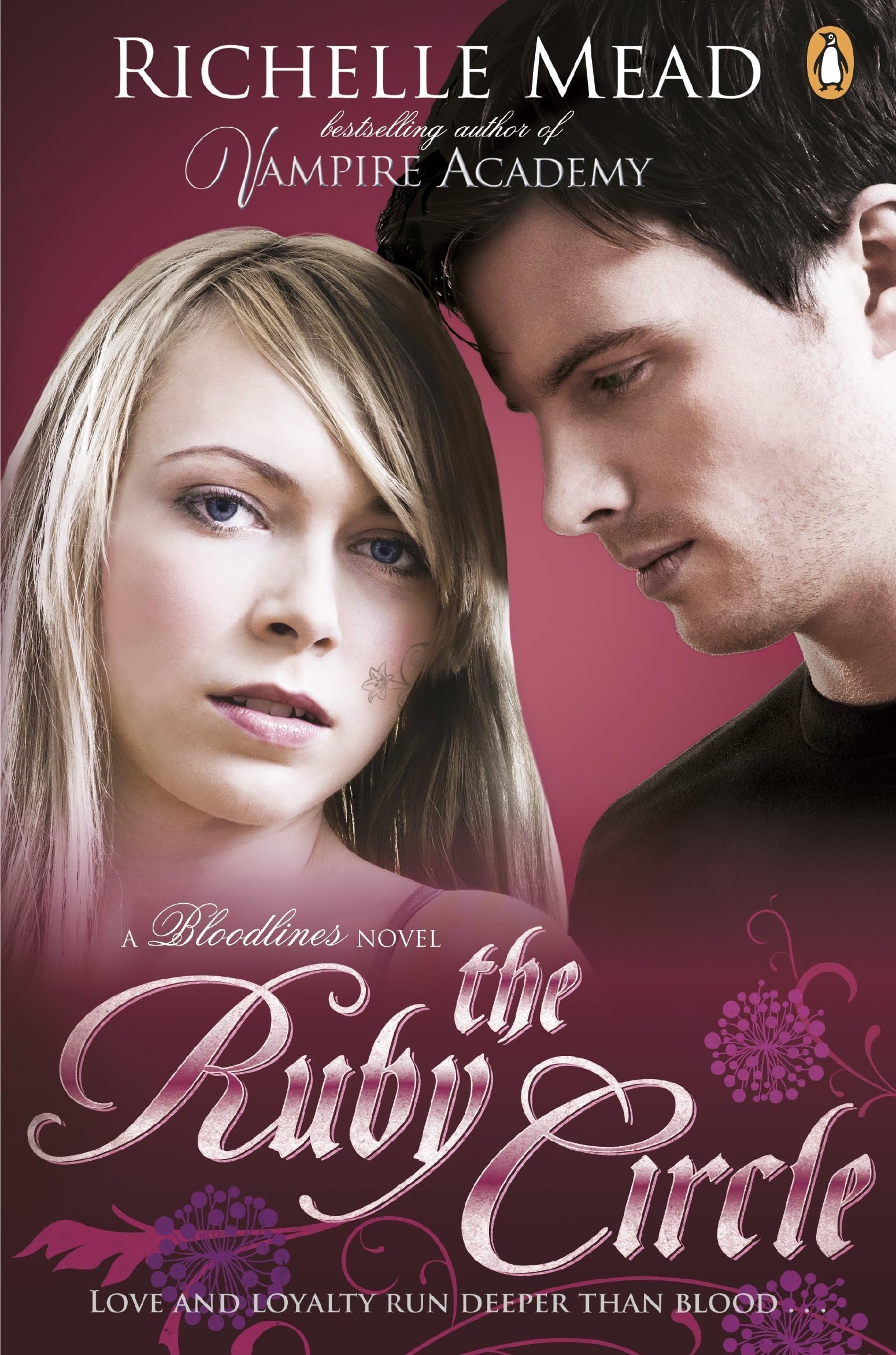Back covers of the Bloodlines 6-book collection by Richelle Mead, displaying series blurbs and reviews.