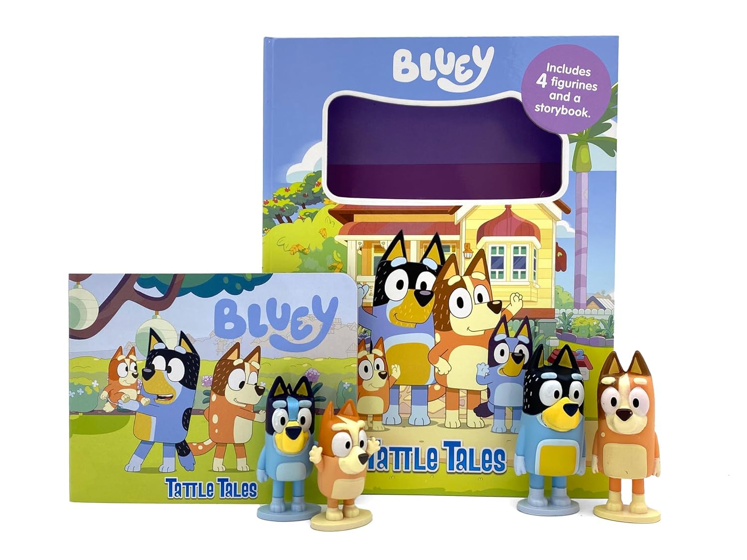 Close-up of the Bluey Let's Do This Activity Book cover page from the 6-book collection set