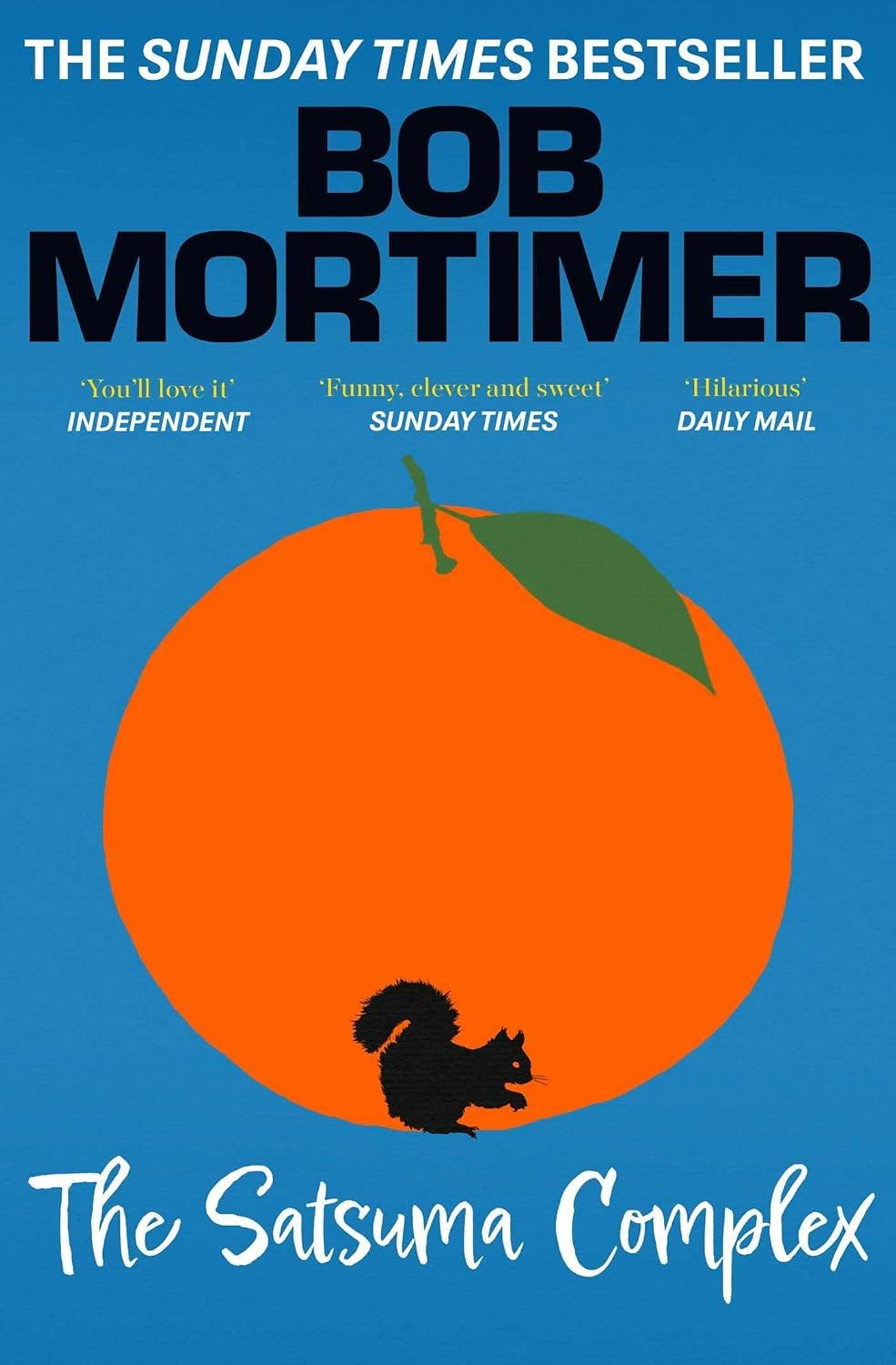 Close-up of The Satsuma Complex by Bob Mortimer paperback cover, part of the 3 books collection set