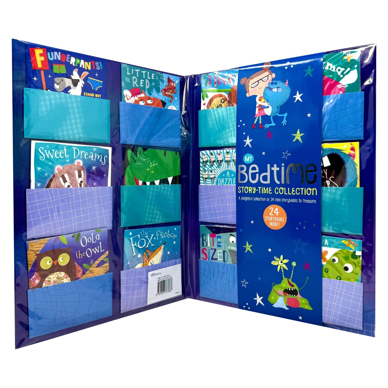 Back cover artwork and synopsis for the My Bedtime Story-Time Collection 24 books paperback bedtime set