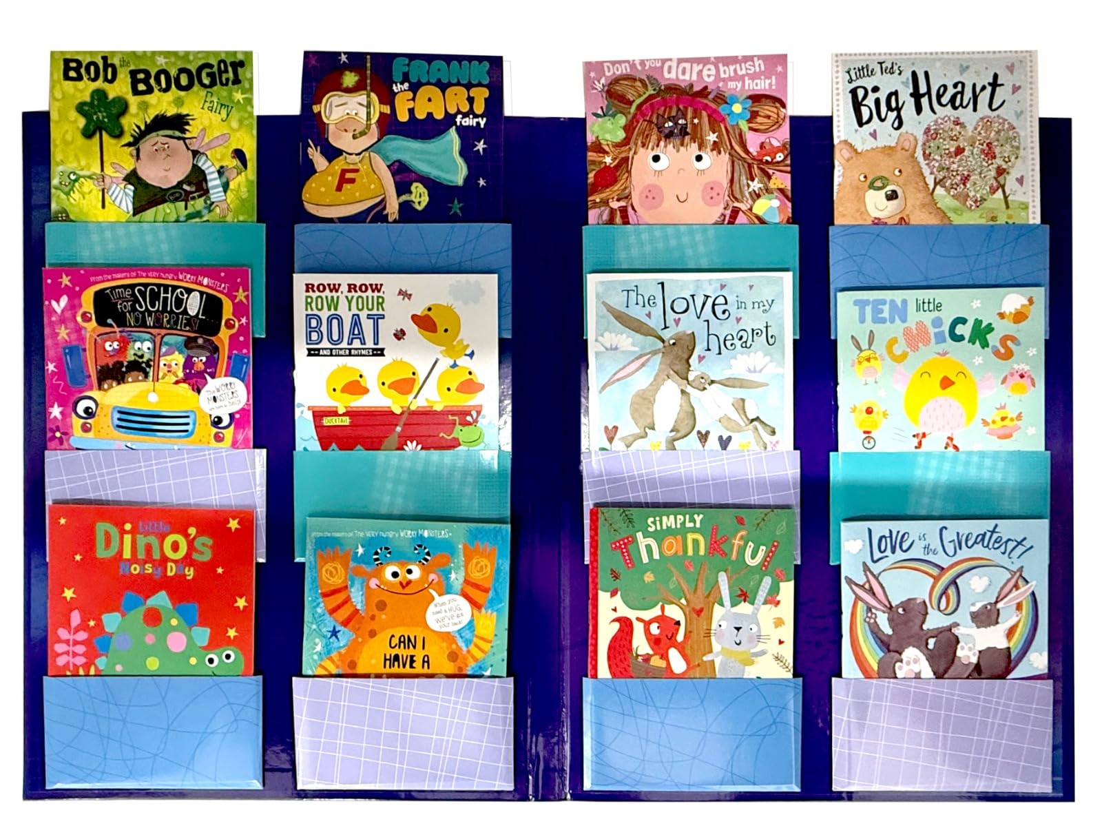 Inside page spread from one of the rhyming picture books in the 24-book Make Believe Ideas bedtime collection