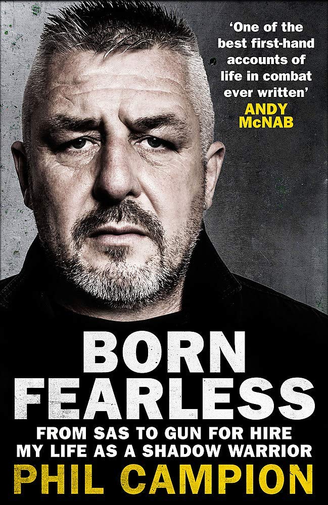 Back covers and spine detail of the Born Fearless and SAS: Who Dares Wins paperback 2 book set