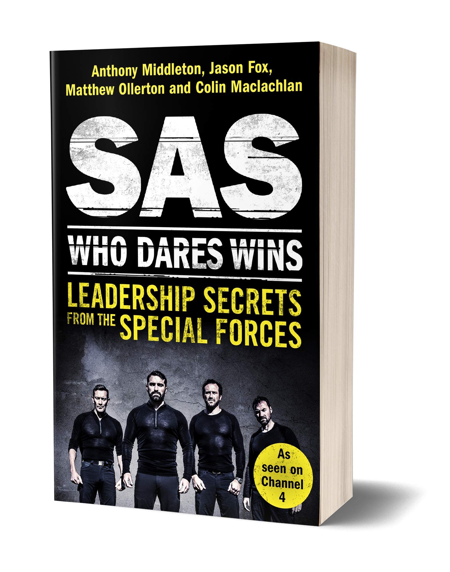 Both paperback books from the Born Fearless and SAS: Who Dares Wins non-fiction collection set fanned out together