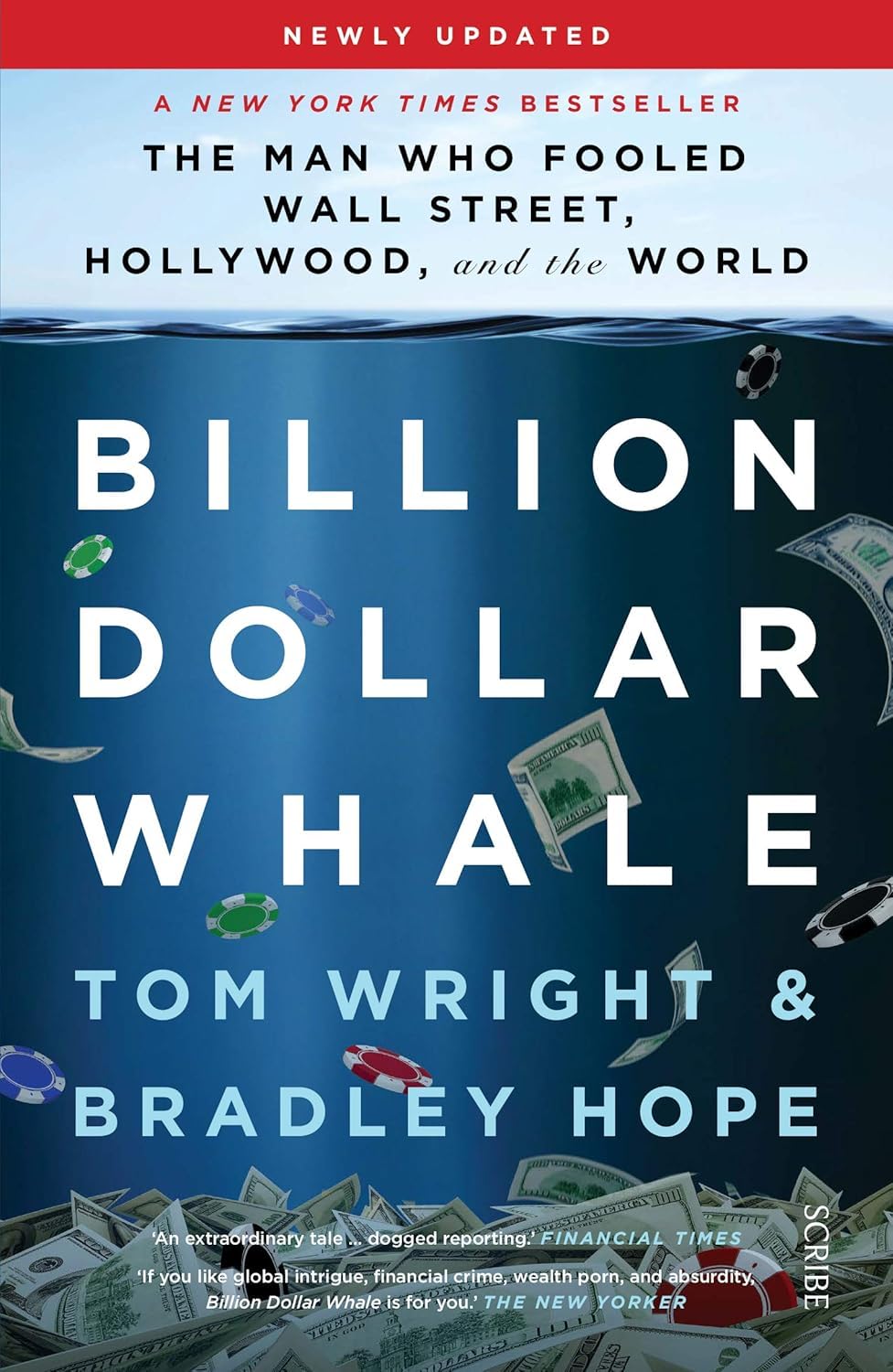 Back cover of the 3 books non-fiction paperback set showing blurb text for Billion Dollar Whale, Bankroll and Boundaries, and The Psychology of Stupidity