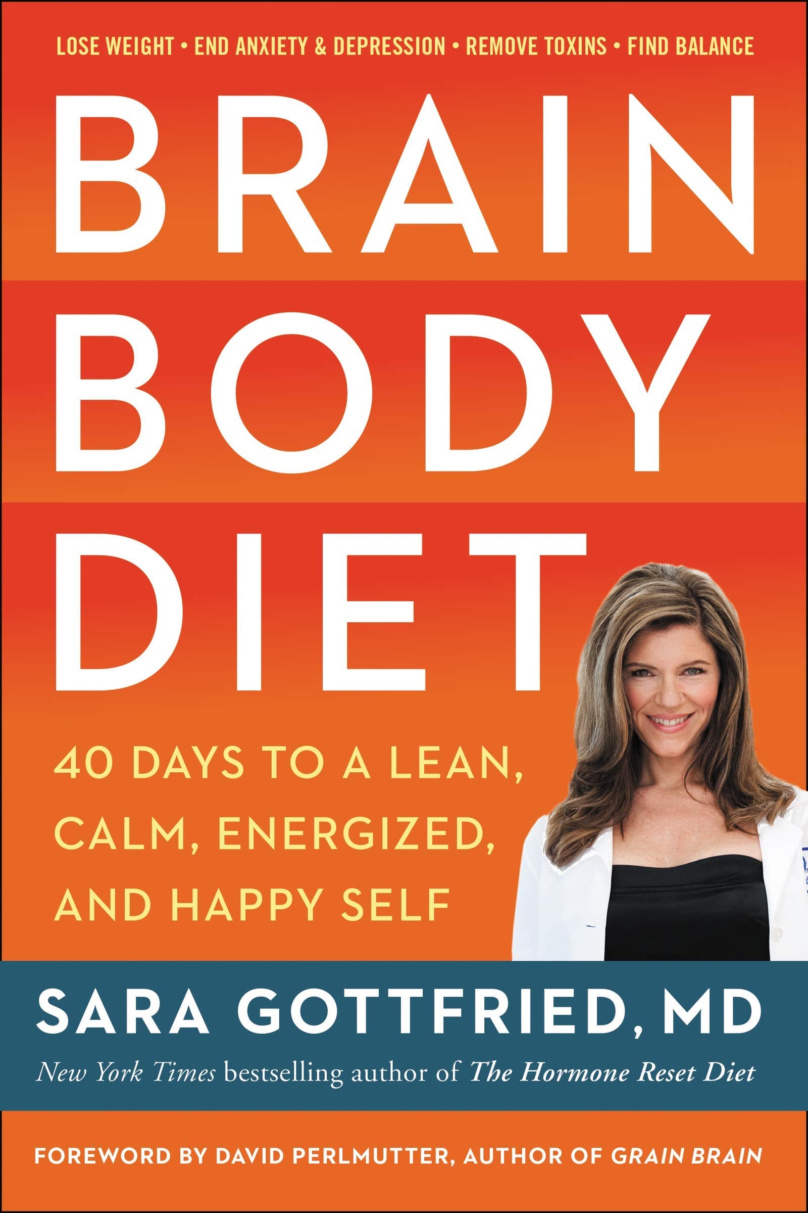 Close-up of the Brain Body Diet Collection paperback covers, highlighting hormone health and weight loss themes.