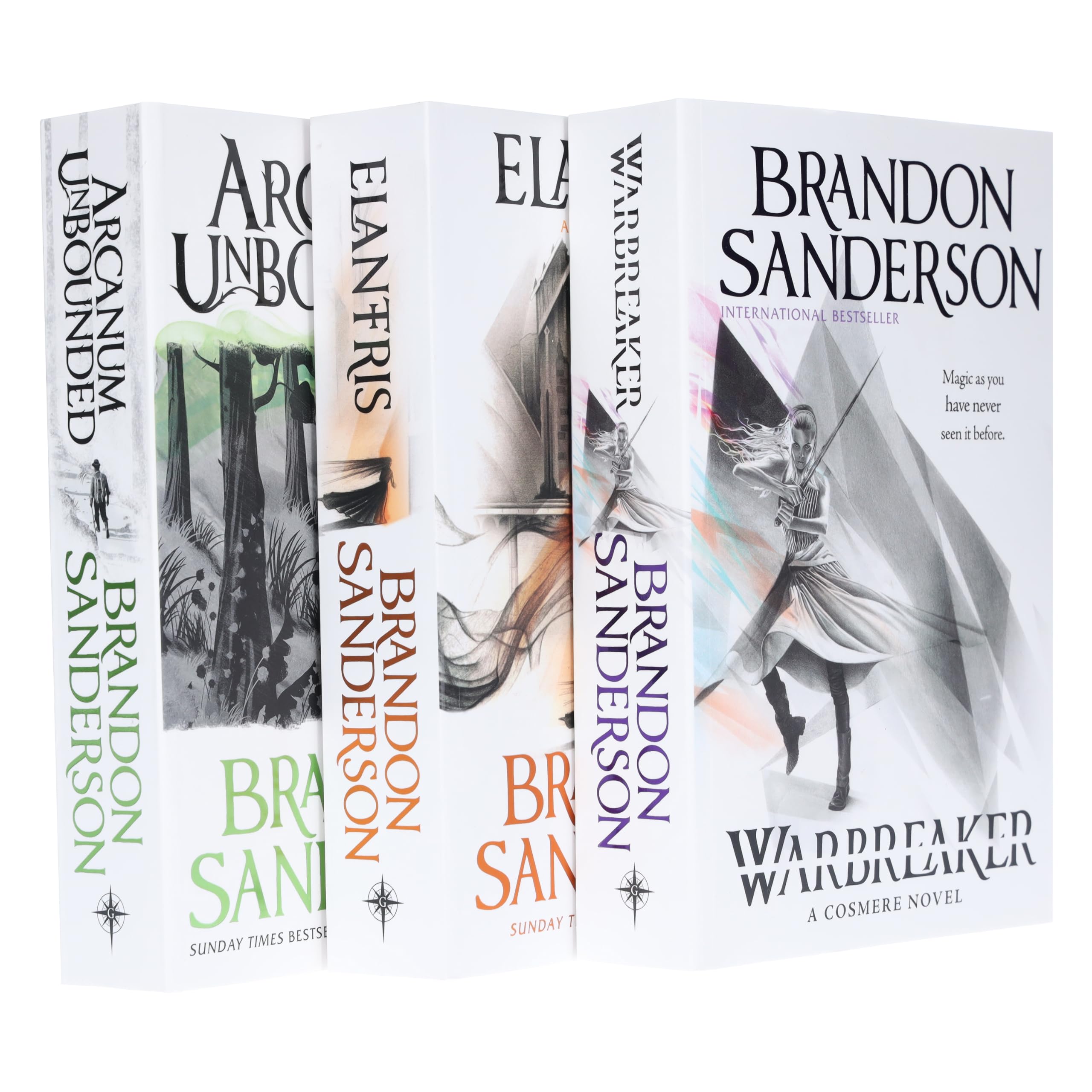 Warbreaker paperback front cover by Brandon Sanderson, standalone Cosmere fantasy novel