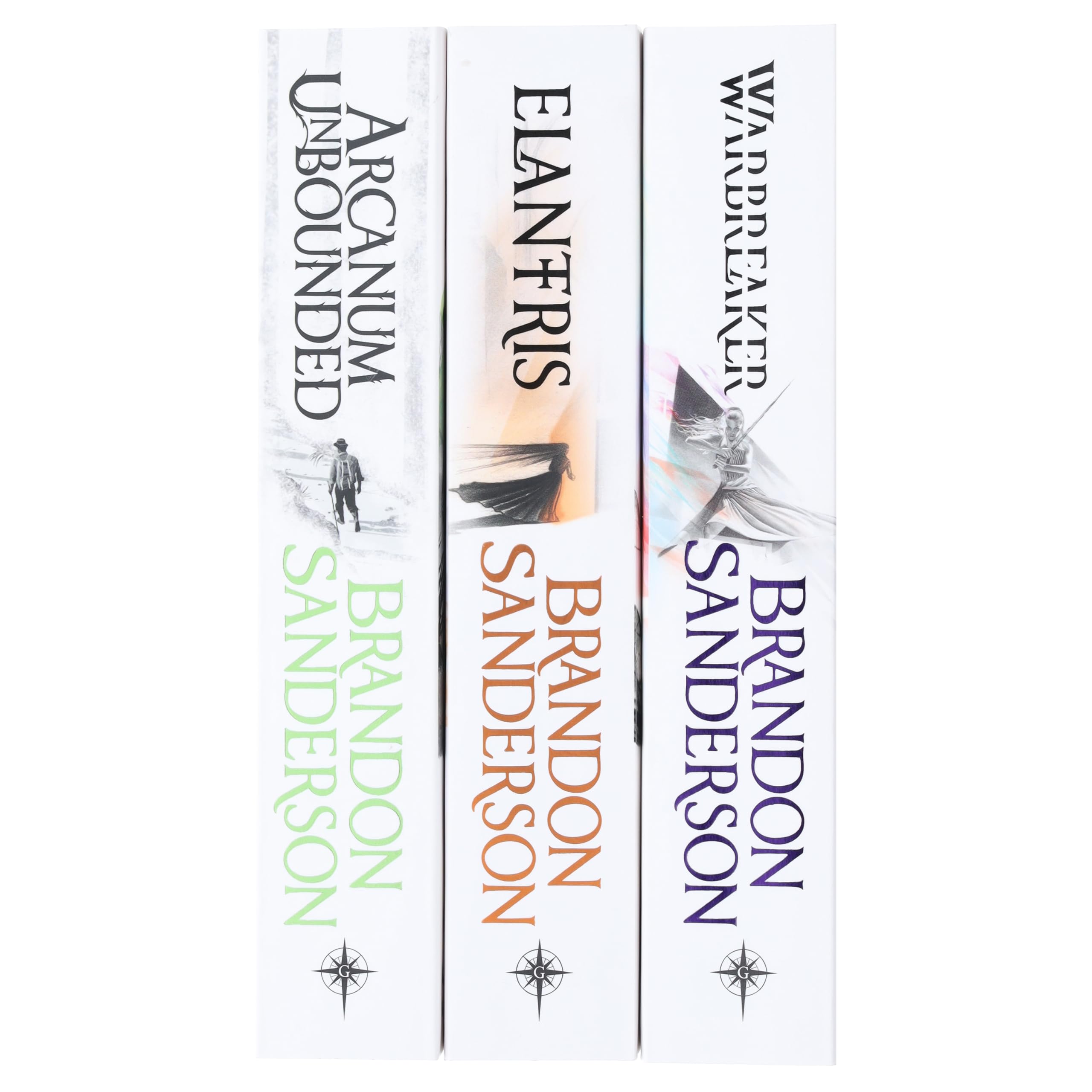 Back cover of Arcanum Unbounded paperback listing included Cosmere stories and novellas