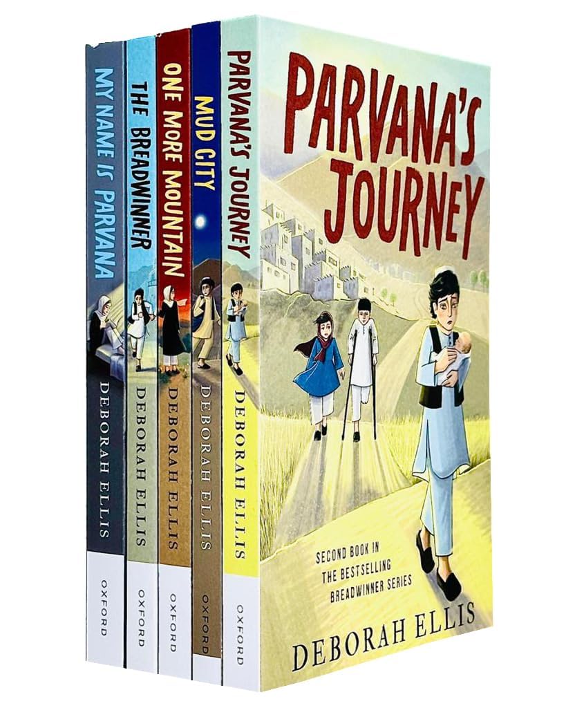 Breadwinner Series by Deborah Ellis 5 Books Collection Set paperback - front cover of full boxed set