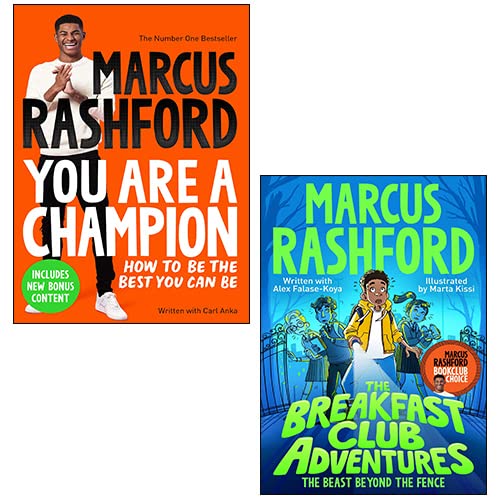 The Breakfast Club Adventures 2 book set by Marcus Rashford, front cover of The Beast Beyond the Fence paperback