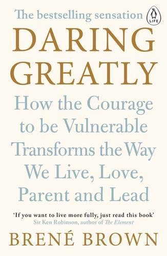 Close-up of Brené Brown 3 Books Collection Set paperback covers on a white background, showing Dare to Lead, Daring Greatly, and Rising Strong titles.