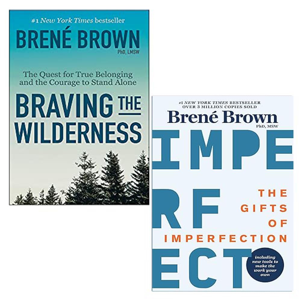 Close-up of Braving the Wilderness paperback cover by Brené Brown