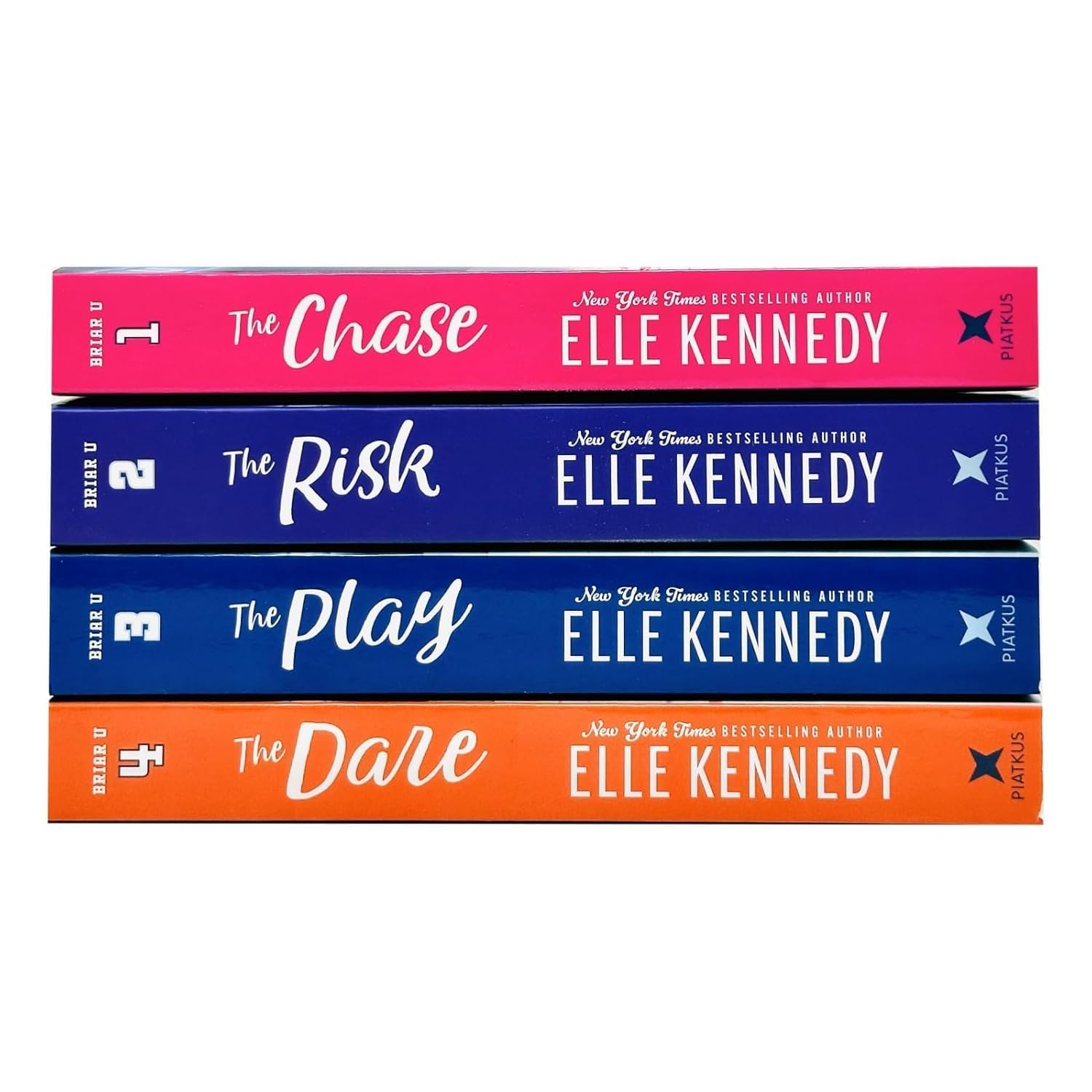 The Briar U Series 4-book collection set arranged on a plain background, highlighting the paperback format and cover designs.