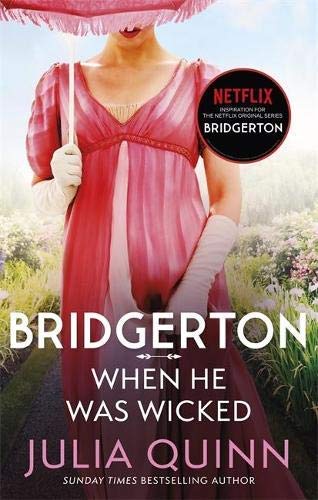 Bridgerton Series 4 book paperback set by Julia Quinn shown fanned out together