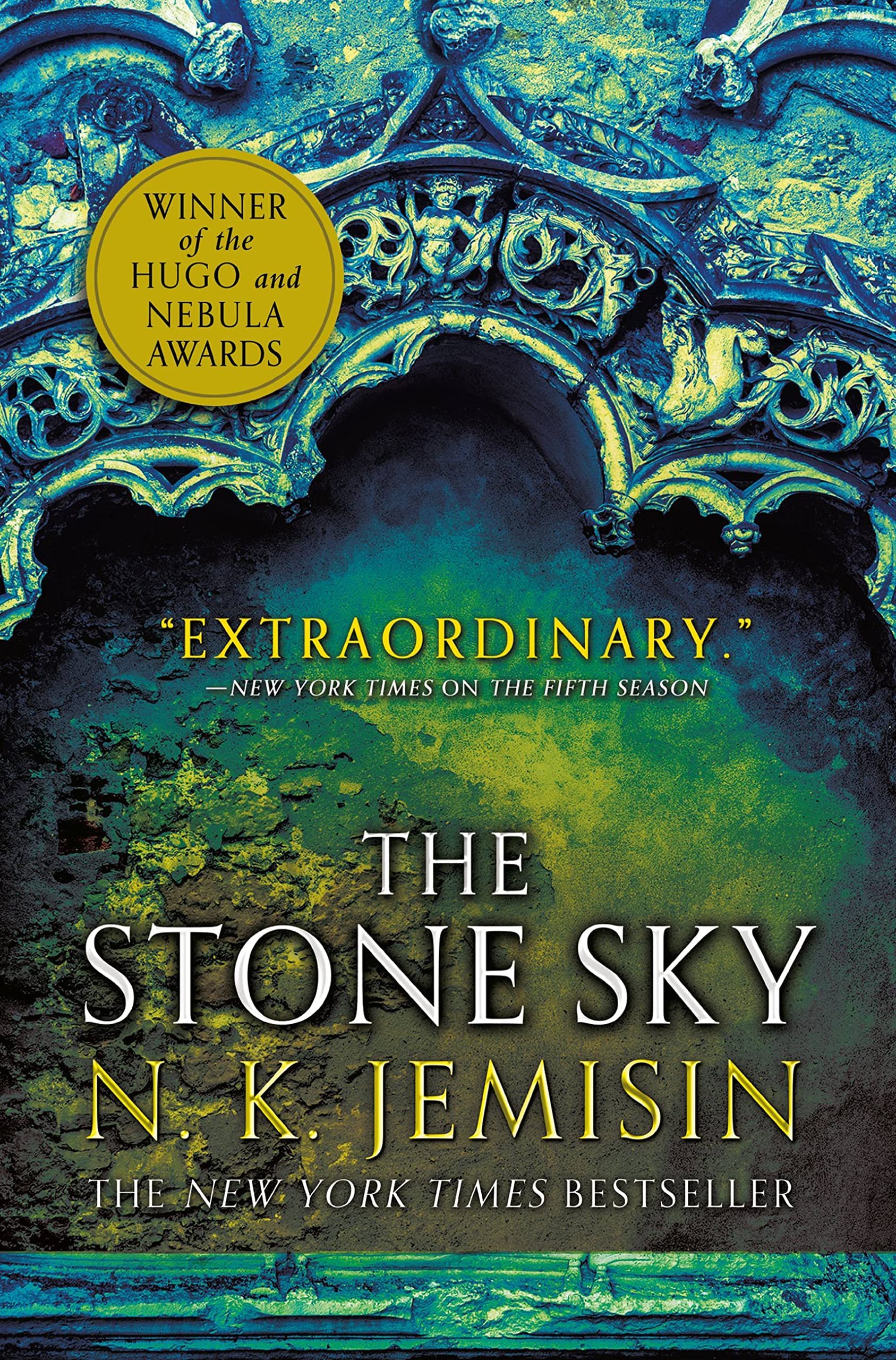 The Obelisk Gate paperback cover, book two of the Broken Earth trilogy by N.K. Jemisin